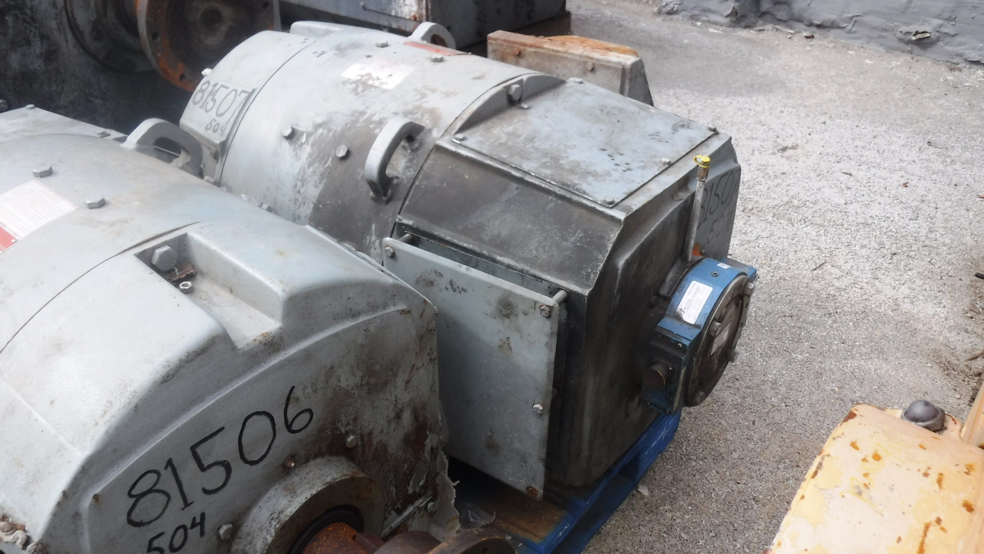 General Electric 75 HP 650/750 RPM 504AT DC Motors 81507